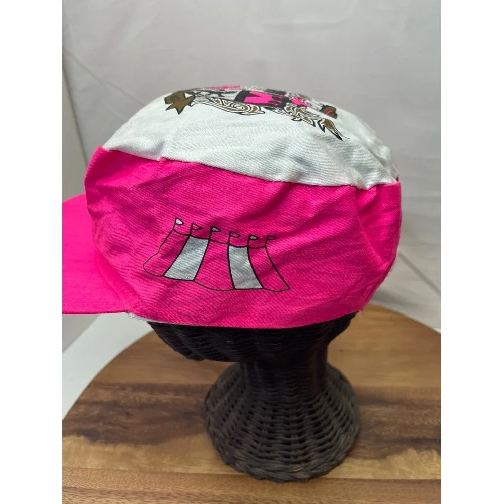 Vintage Circus Circus Hat Cap Las Vegas‎ Reno Designer Pro Pink Painters
